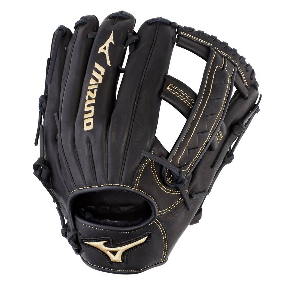 Panske Rukavice Mizuno MVP Series Slowpitch 12.5" Softball Čierne Vypredaj MBYG17426